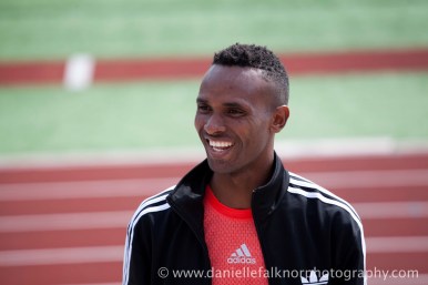 Dejen Gebremeskel winner of the Carlsbad 5000